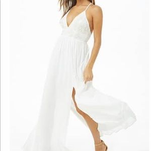 Forever 21 Chiffon Beaded Dress Size M